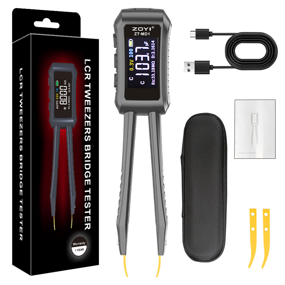 Smd Tweezer Set - Zoyi ZT-MD1 pinça inteligente digital lcr