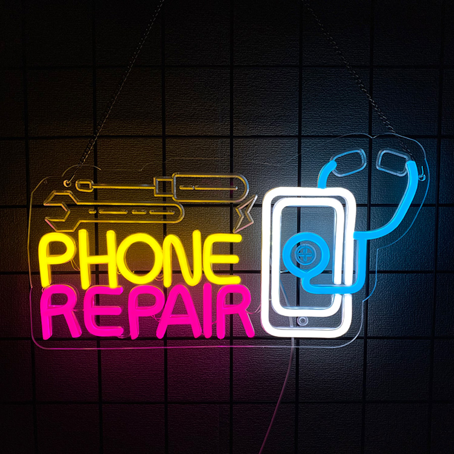 Electronics Repair Shop - Letreiro de néon para reparo de