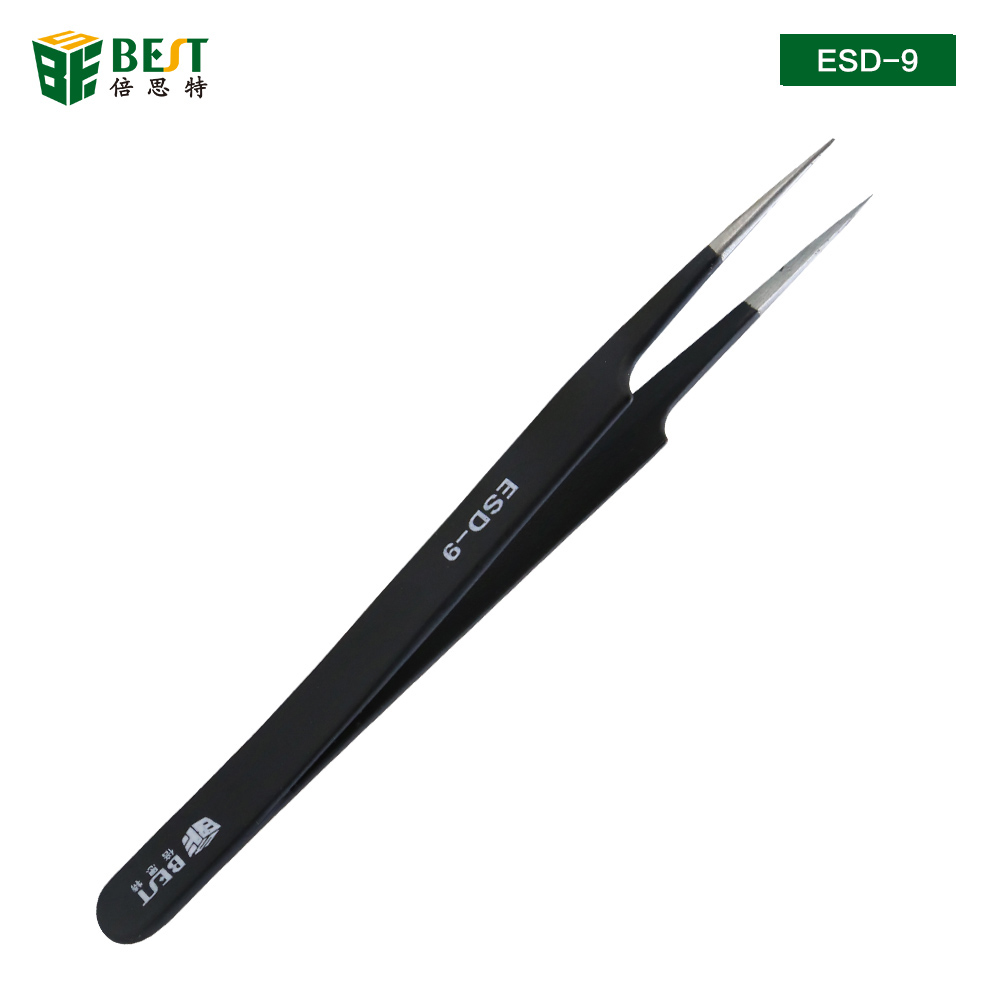 BST-ESD-9 pinças antiestáticas - Smd Tweezer Set avaliação e preço
