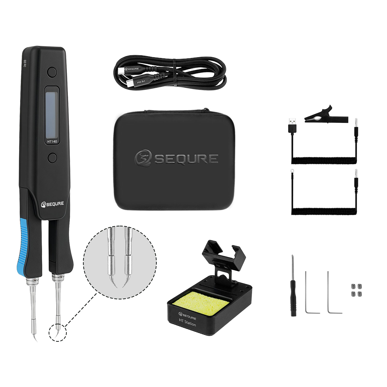 Pinça Elétrica Aquecida 2 em 1 - Smd Tweezer Set avaliação e preço