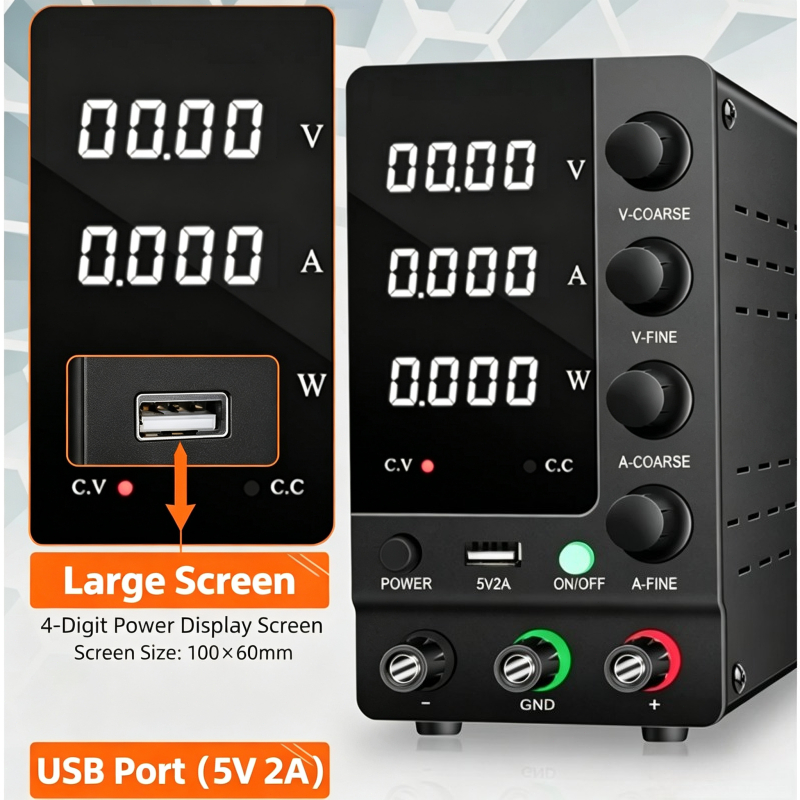Fonte de alimentação CC regula - Electronics Repair Bench avaliação e preço